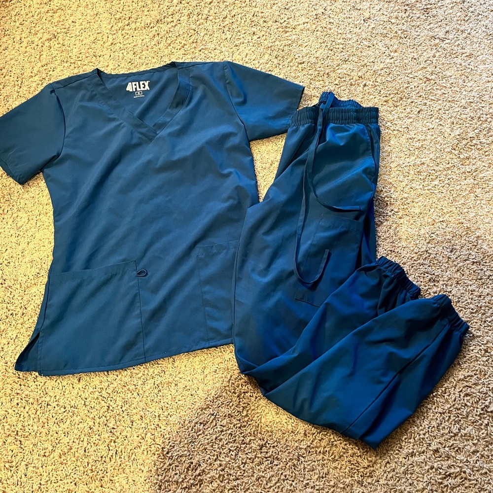 Caribbean blue scrubs